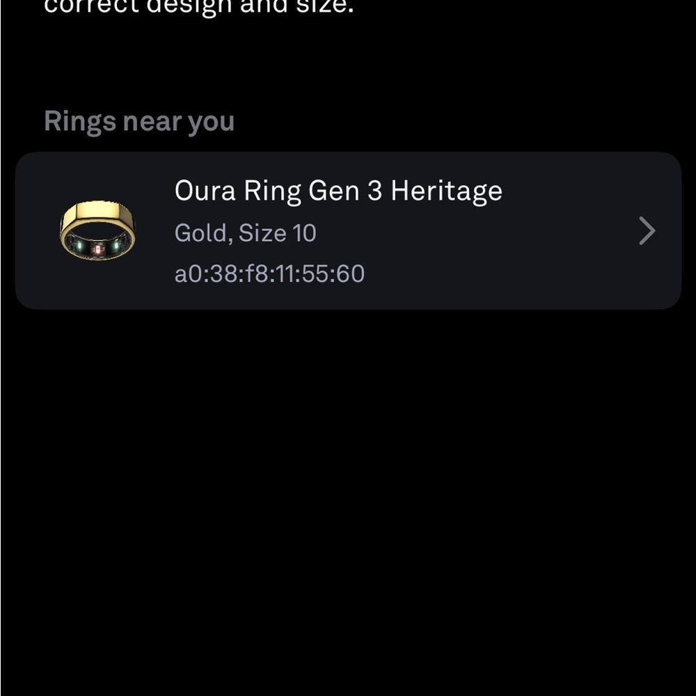 Oura Gold Ring Gen 3 Heritage